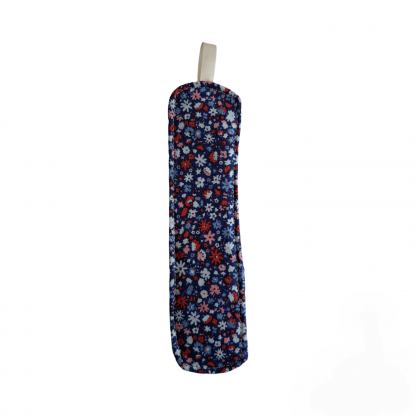 Fabric Bookmark with Looped Ribbon - Floral